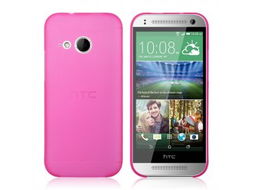 Plastový kryt (obal) pre HTC One mini 2 (M8) - tm. ružový (hot pink)