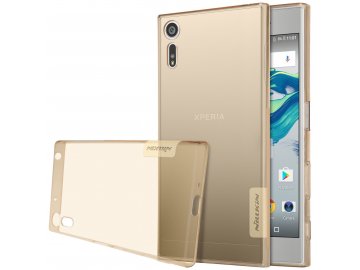 Silikónový Nillkin kryt (obal) pre Sony Xperia XZ  - brown (hnedý)