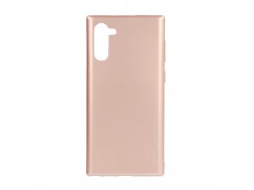 Mercury Goospery i-JELLY Metal kryt (obal) pre Samsung Galaxy Note 10 - ružovo-zlatý