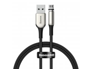 Baseus Zinc Magnetic micro USB kábel 2A - čierny