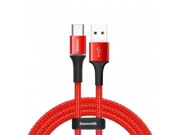 Baseus Halo USB-C kábel 1m - červený