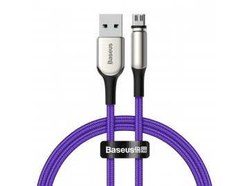 Baseus Zinc Magnetic micro USB kábel 2A - fialový