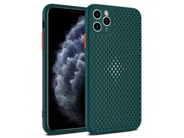 Breath Case silikónový kryt (obal) pre iPhone 12 mini - zelený