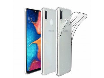 Silikónový kryt (obal) 0,3mm pre Samsung Galaxy A10 - priesvitný