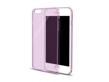 Silikónový kryt (obal) pre Samsung Galaxy S6 - priesvitný ružový