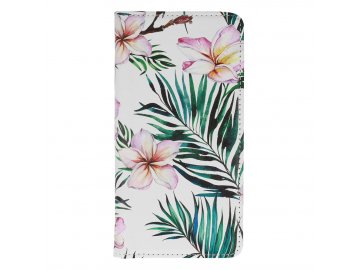 Smart Trendy flip case (puzdro) pre Samsung Galaxy A72/A72 5G - ružový kvet
