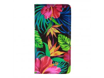 Smart Trendy flip case (puzdro) pre Samsung Galaxy A72/A72 5G - farebné kvety