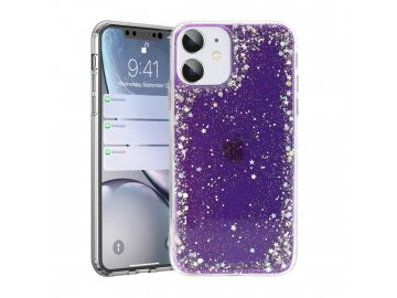 Brilliant Clear silikónový kryt (obal) pre iPhone 7/8/SE 2020/SE 2022 - fialový