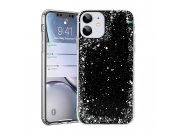 Brilliant Clear silikónový kryt (obal) pre iPhone 7/8/SE 2020/ SE 2022 - čierny