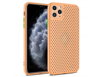 Breath Case silikónový kryt (obal) pre Samsung Galaxy M21 - oranžový
