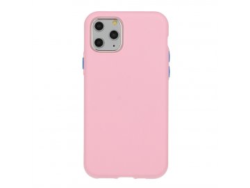 Solid Case silikónový kryt (obal) pre Huawei P30 Lite - svetloružový