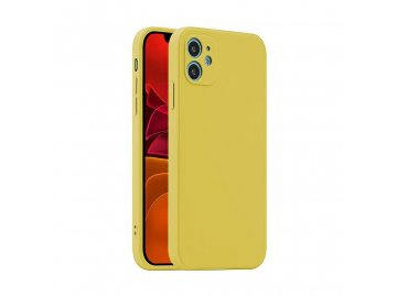 Fosca Case silikónový kryt (obal) pre Samsung Galaxy A52/A52 5G/A52s 5G - žltý