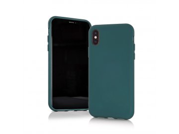 Silikónový kryt (obal) SOFT SILICON pre iPhone 12 - tmavozelený