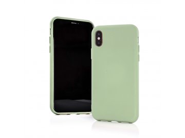 Silikónový kryt (obal) SOFT SILICON pre iPhone 12/12 Pro - zelený