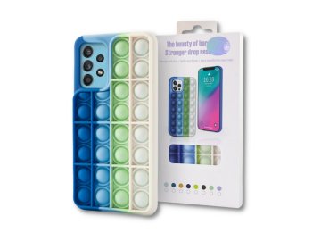 Bubble Pop It silikónový kryt (obal) pre iPhone 13 mini - farebný vzor 2