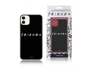 FRIENDS silikónový kryt (obal) pre iPhone 12 mini - čierny