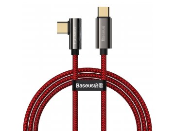 Baseus Legend Series 5A 100W USB-C kábel - červený