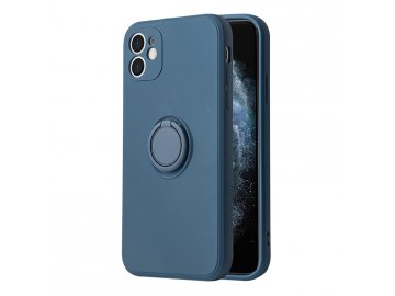 Vennus Silicone Ring kryt (obal) pre iPhone 12 - modrý