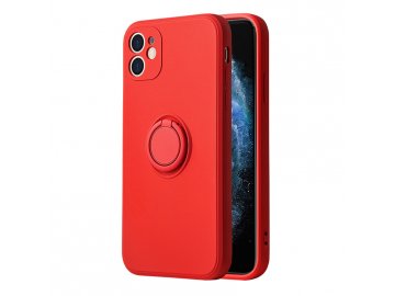 Vennus Silicone Ring kryt (obal) pre iPhone 12 - červený