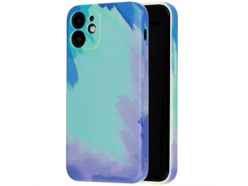 Ink Case silikónový kryt (obal) pre iPhone 12 Pro Max - modro-fialový