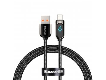 Baseus Display USB-C 5A 40W kábel - čierny
