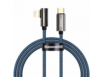 Baseus Legend Series Elbow PD 20W Lightning kábel - modrý