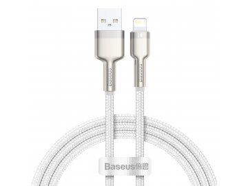 Baseus Cafule Lightning 2.4A kábel - biely