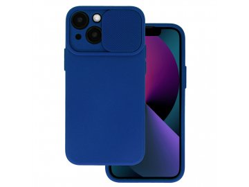 Camshield Soft silikónový kryt (obal) pre iPhone 14 Pro - modrý