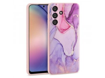 Marble silikónový kryt (obal) pre Samsung Galaxy A54 5G - ružový