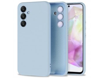 Silikónový kryt (obal) ICON pre Samsung Galaxy A35 5G - svetlomodrý