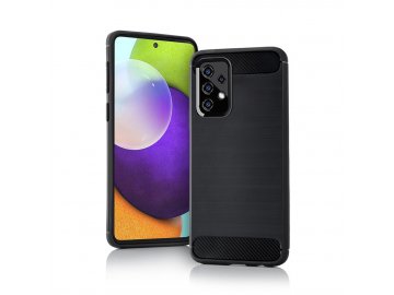 Silikónový kryt (obal) Carbon pre Samsung Galaxy A35 5G - čierny