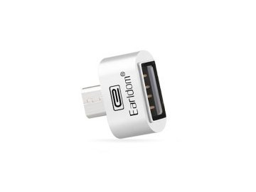 Adaptér Earldom OTG ET-OT3 z USB na micro USB - biely