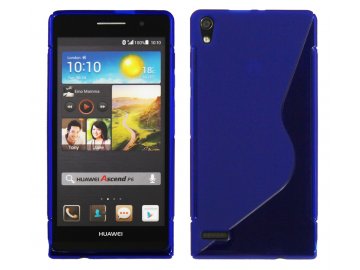 Gélový kryt (obal) pre Huawei P6 - blue (modrý)