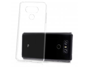 Silikónový kryt (obal) pre LG G6 - clear (priesvitný)