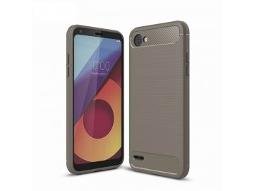 Silikónový kryt (obal) pre LG Q6 - grey (šedý)