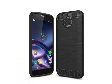 Silikónový kryt (obal) pre Lenovo (Motorola) Moto G5+ (PLUS) - black (čierny)