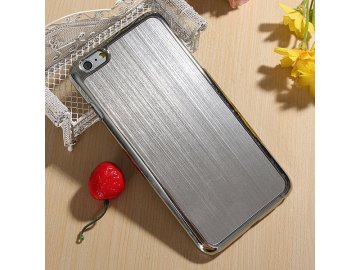 iPhone 6+/6S+ - hliníkový kryt (obal) - silver (strieborný)