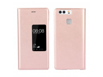Flip Case (puzdro) pre Huawei P9+ (PLUS) - rose gold