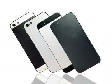 Dizajnová wrap fólia pre Iphone 5/5S/SE - čierne telo a čierne okraje