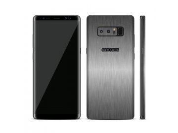 Dizajnová wrap fólia pre Samsung S8+ (PLUS) - metalická šedá