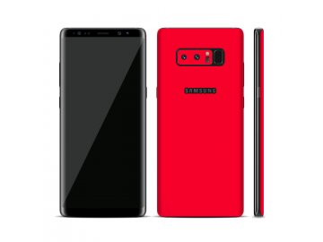Dizajnová wrap fólia pre Samsung S8 - červená