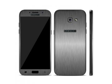 Dizajnová wrap fólia pre Samsung A5 2017 (A520F) - metalická šedá