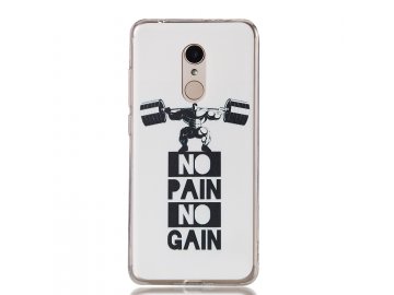 Silikónový kryt (obal) pre Xiaomi Redmi Note 5 - no pain no gain