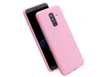 Silikónový kryt (obal) pre Samsung Galaxy A8+ (Plus) 2018 - pink (ružový)