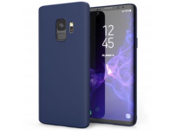 Silikónový kryt (obal) pre Samsung Galaxy J4 - dark blue (tm. modrý)