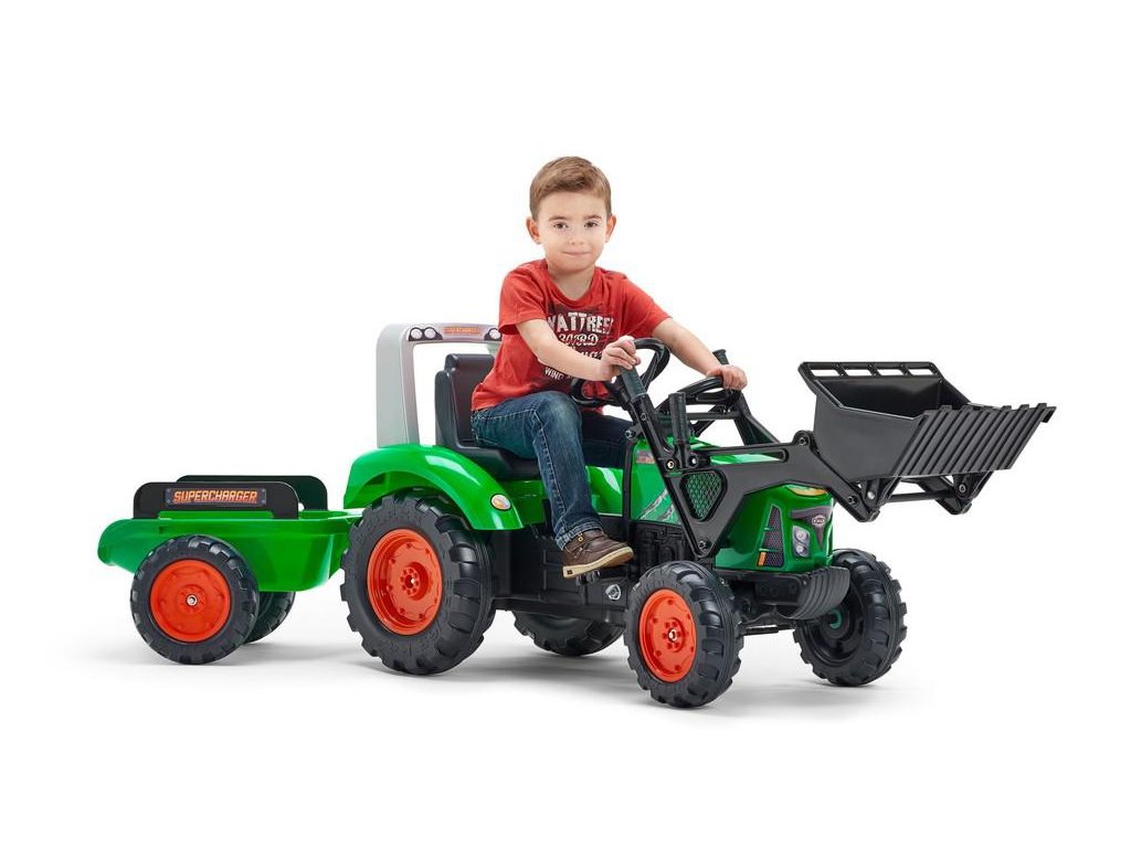 Šliapací traktor - hračka, ktorá fascinuje deti v každom veku
