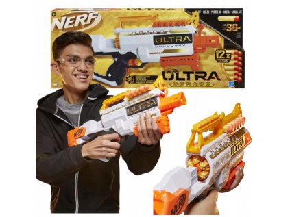 Nerf pištoľ Rifle spúšťač jedinečný zlatý