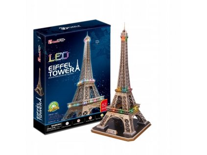 Eiffla 3D LED Puzzle Tower Eiffel Cubic Fun Tower