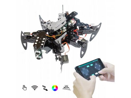 Horúce adeept hexapod pavúky robot kmeň kmeňa robotika