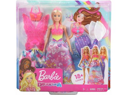 Barbie Dreamtopia princezná víla bábika sirény